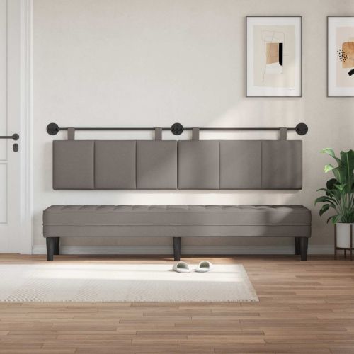 Висяща табла Монтиране на стена Таупе 210 x 55 x 5 см текстил