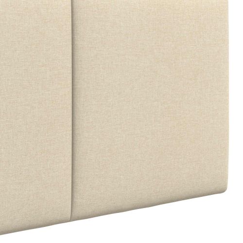 Висяща табла Монтиране на стена Крем 210 x 55 x 5 см текстил