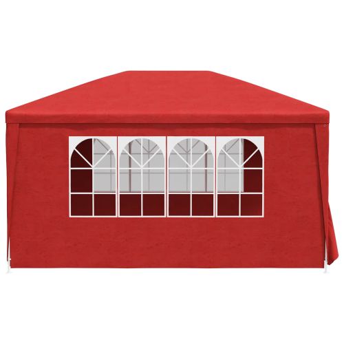 Парти палатка с стена Червено 400 x 300 x 255 см