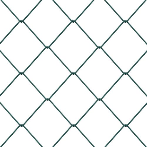 Оградa от мрежа Зелен 2 x 20 m Стомана