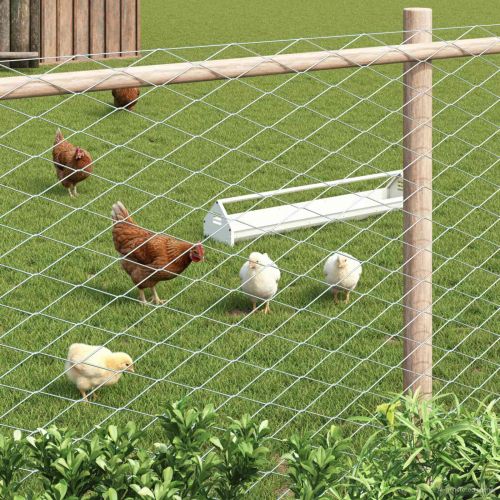 Оградa от мрежа Поцинкована 2 x 20 m Стъкло