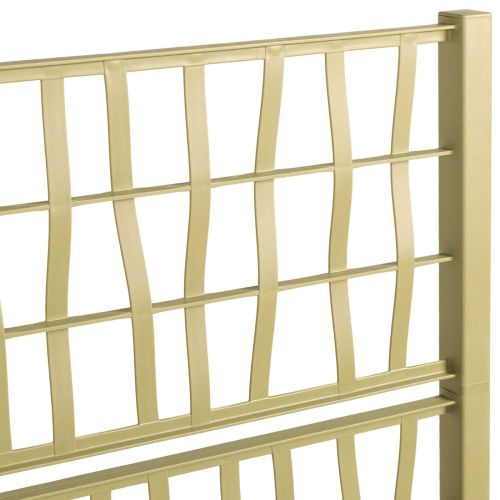 Градинска саксия с решетка Зелен 80 x 36 x 140 см ПП