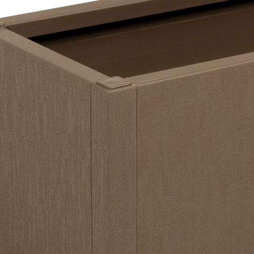 Кутия за цветя в градината Кафяво 80 x 36 x 35 см ПП