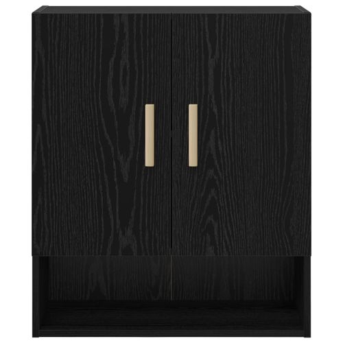 Стенен шкаф Черния дъб 60 x 31 x 70 см Инженерно дърво