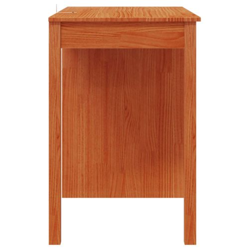 Бюро с чекмедже Восъчен Кафяв 100 x 50 x 74 см Масивна боровина