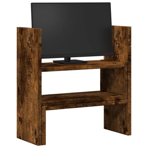 Органайзер за бюро, опушен дъб, 40x17x41 см, инженерно дърво