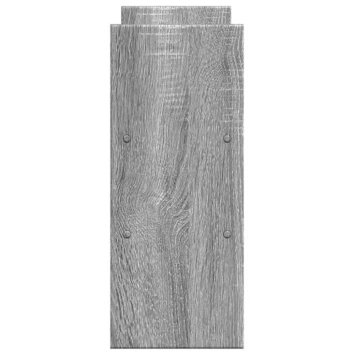 Органайзер за бюро, сив сонома, 40x17x41 см, инженерно дърво