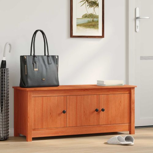 Шкаф за обувки Восъчен Кафяв 110 x 38 x 45,5 см