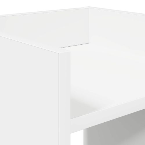 Стойка за растения 2 pcs Бял 30 x 30 x 100 см