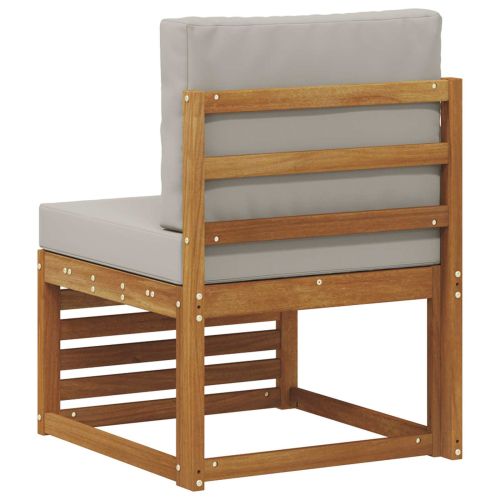 Среден диван за открито Солидно акациево дърво Естествен