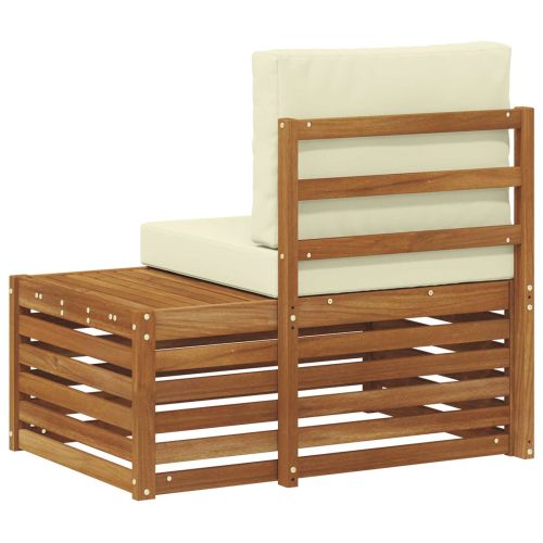 Външен край на диван с възглавница Естествен 91 x 63 x 73 см