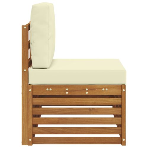 Външен край на диван с възглавница Естествен 91 x 63 x 73 см