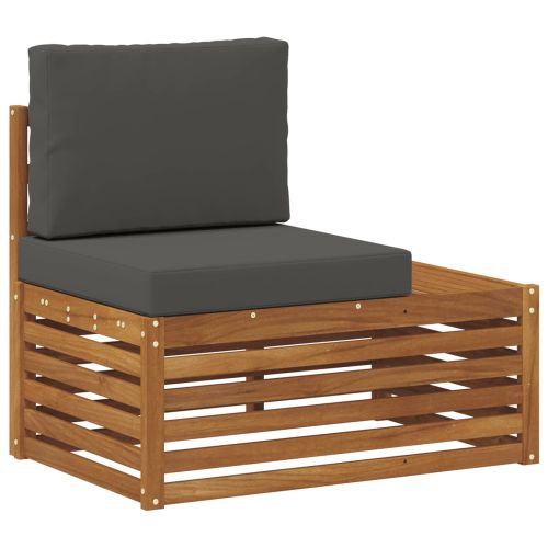 Външен край на диван с възглавница Естествен 91 x 63 x 73 см