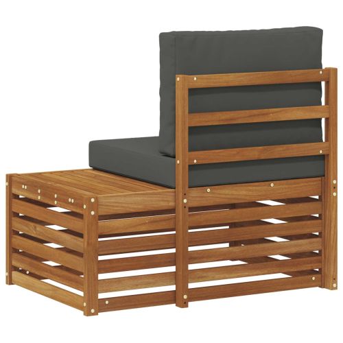 Външен край на диван с възглавница Естествен 91 x 63 x 73 см