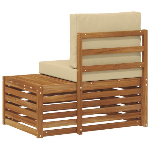 Външен край на диван с възглавница Естествен 91 x 63 x 73 см