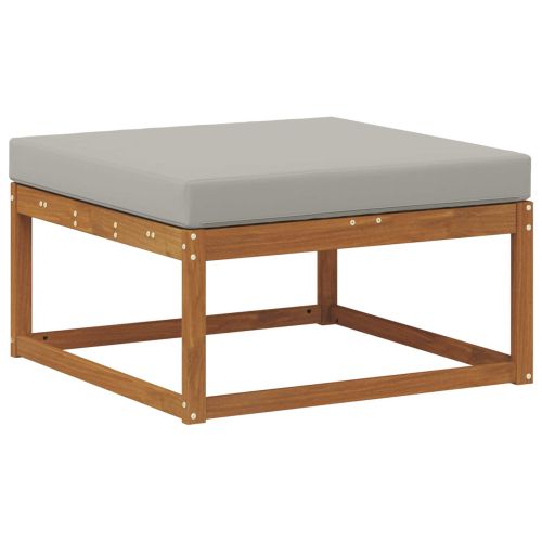 Външна табуретка Солидно акациево дърво Естествен