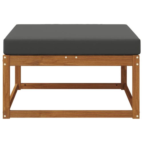 Външна табуретка Солидно акациево дърво Естествен