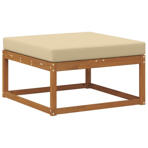 Външна табуретка Солидно акациево дърво Естествен