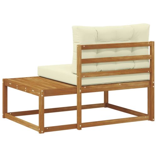 Външен край на диван с възглавница Естествен 115 x 83 x 73 см