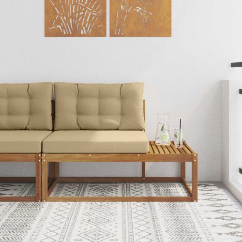 Външен край на диван с възглавница Естествен 115 x 83 x 73 см