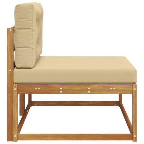 Външен край на диван с възглавница Естествен 115 x 83 x 73 см