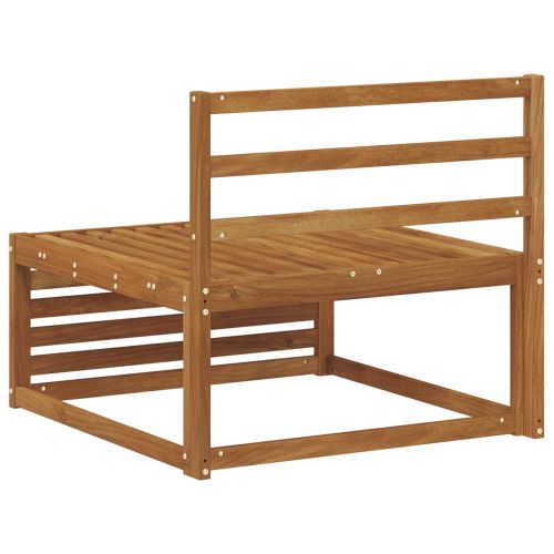 Среден диван за открито Солидно акациево дърво Естествен