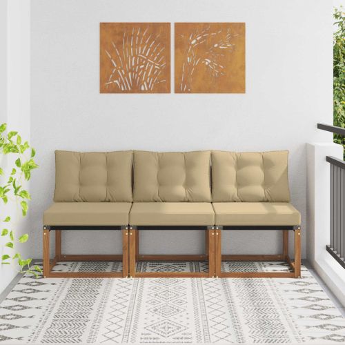 3 Брой Външен среден диван