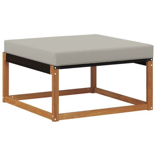 Външна табуретка Солидно акациево дърво Естествен