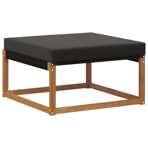 Външна табуретка Солидно акациево дърво Естествен