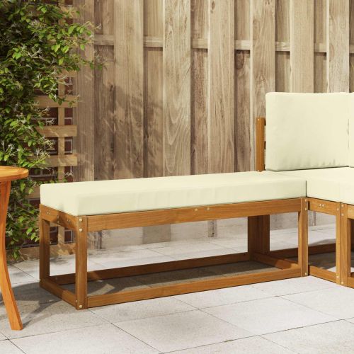 Открит Столбен с възглавница Натурален и Крема 115 x 43 x 45 см