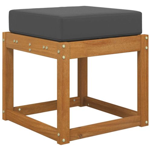 Възглавница за открито седалка Антрацит 40 x 40 x 8 см