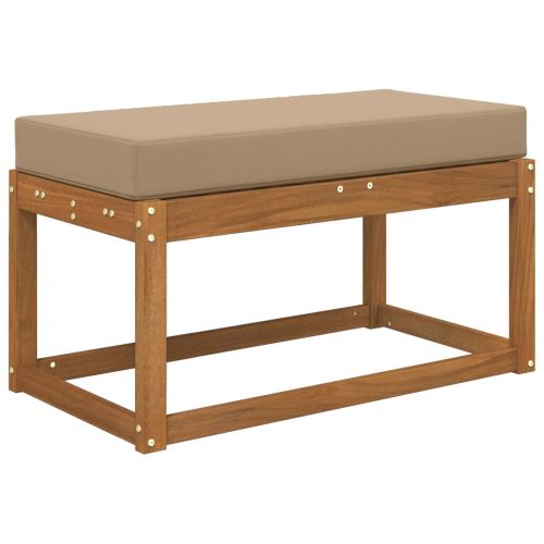 Възглавница за открито седалка Таупе 80 x 40 x 8 cm