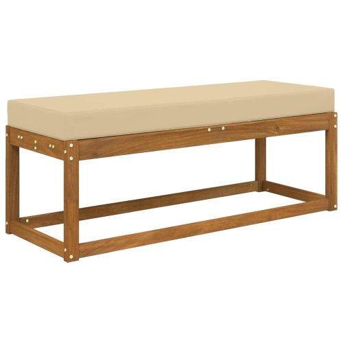 Възглавница за открито седалка Бежово 115 x 40 x 8 см