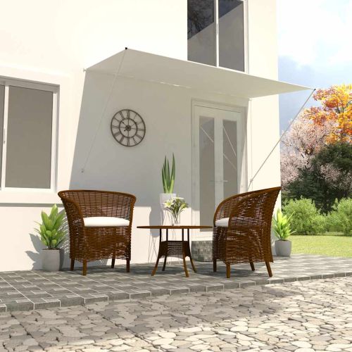 Сенник с падащо рамо, 250х150 см, кремав