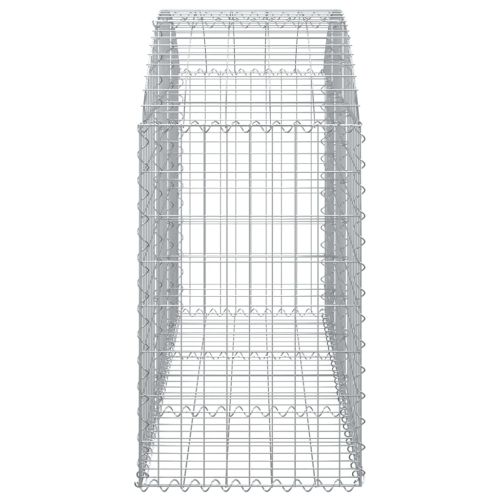 Дъговидна габионна кошница 150x50x80/100 см поцинковано желязо