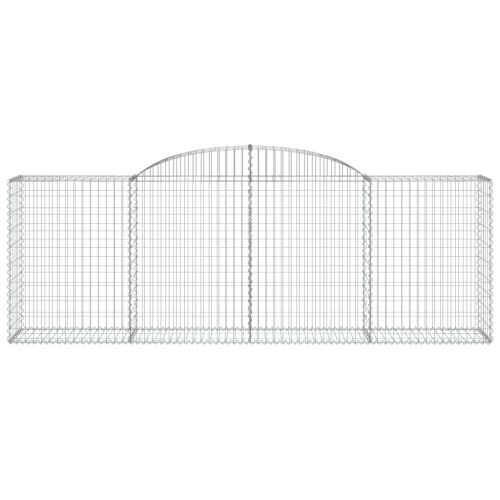 Дъговидна габионна кошница 300x50x100/120 см поцинковано желязо