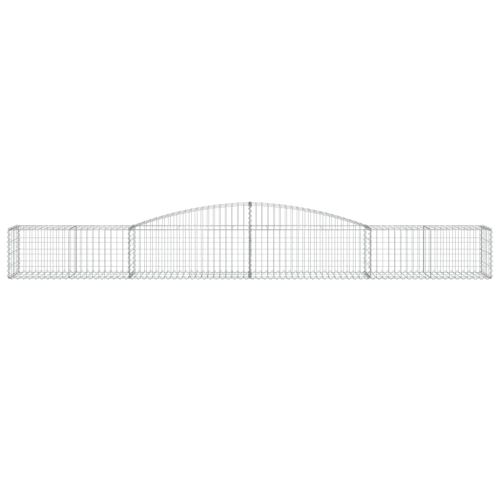 Дъговидна габионна кошница 400x50x40/60 см поцинковано желязо