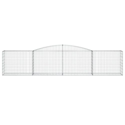 Дъговидна габионна кошница 400x50x80/100 см поцинковано желязо