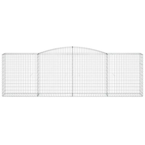 Дъговидна габионна кошница 400x50x120/140 см поцинковано желязо