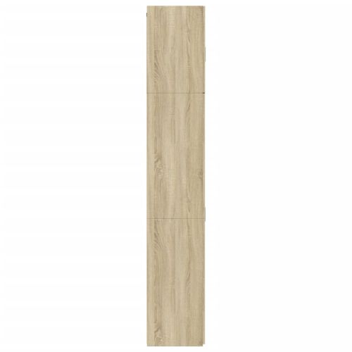 Висок шкаф, сонома дъб, 80x42,5x249 см, инженерно дърво