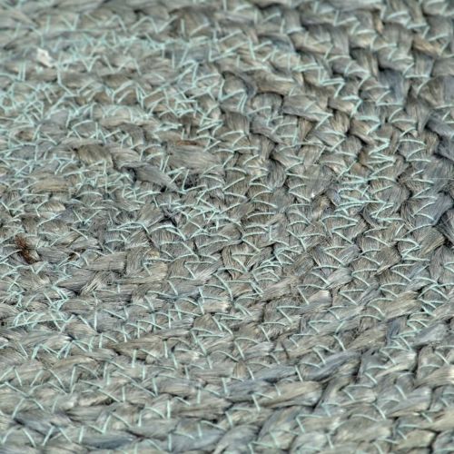 Подложки за хранене, 6 бр, маслиненозелени, 38 см, кръгли, юта