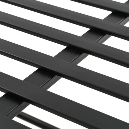 Пейка, винтидж стил, метал, 83x42x55 см, черна