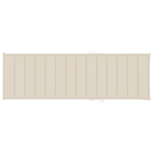 Градински шезлонг с шалте, акациево дърво масив