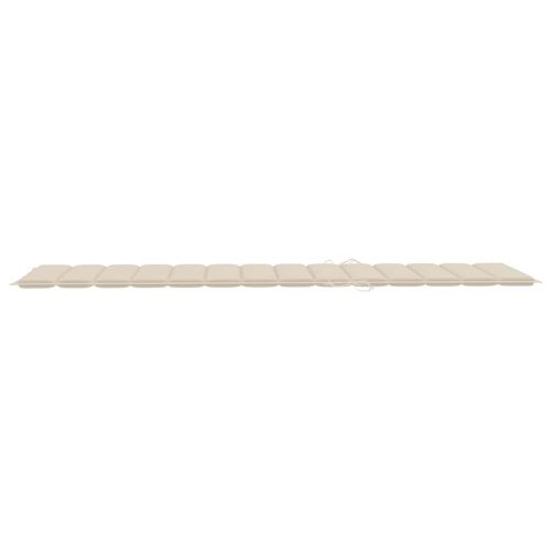 2-местен шезлонг с шалтета, бамбук