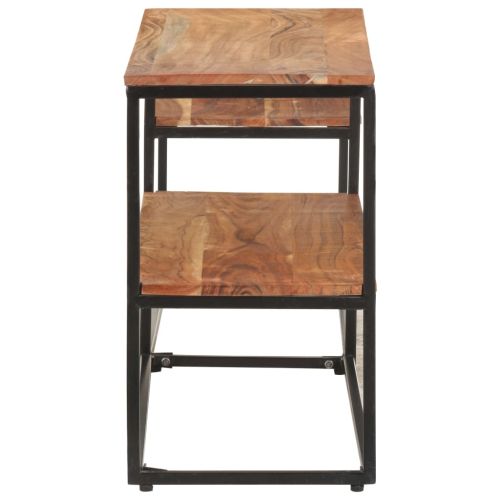 ТВ шкаф, 180x30x50 см, акациево дърво масив