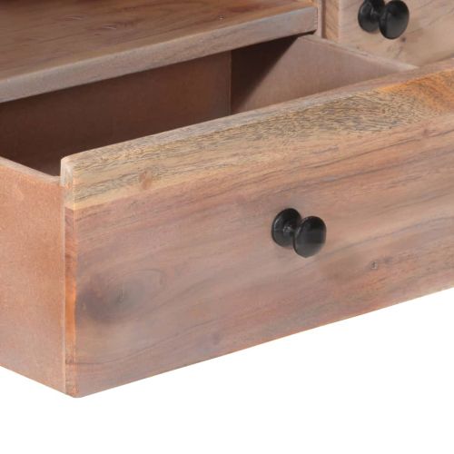 ТВ шкаф, 118x30x40 см, акациево дърво масив