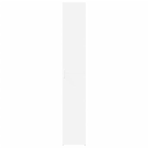 Висок шкаф, бял, 30x42,5x185 см, инженерно дърво
