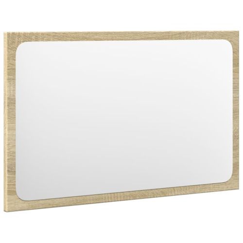 Комплект шкафове за баня от 4 части дъб сонома инженерно дърво