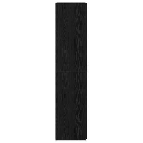 Висок шкаф 2 pcs Черния дъб 70 x 42,5 x 185 см