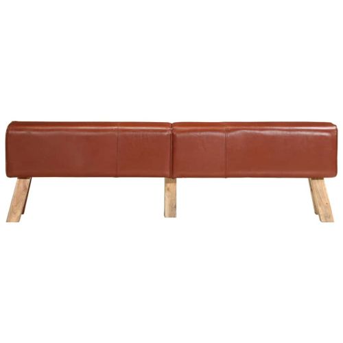 Пейка гимнастическа, кафява, 160 см, естествена кожа